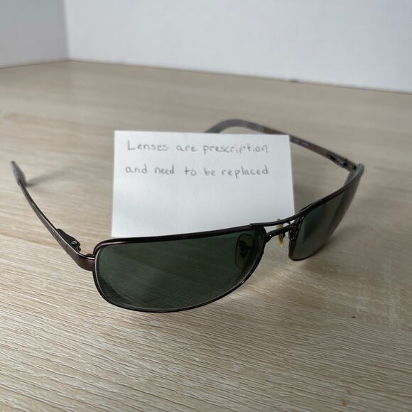 Ray-Ban RB3212 014/83 Sunglasses Brown Metal 61-18 FRAMES ONLY - Picture 1 of 8